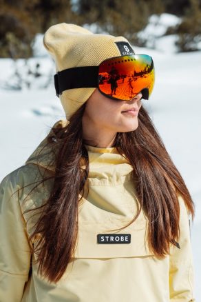 Beanie Unisex, Vaalea keltainen