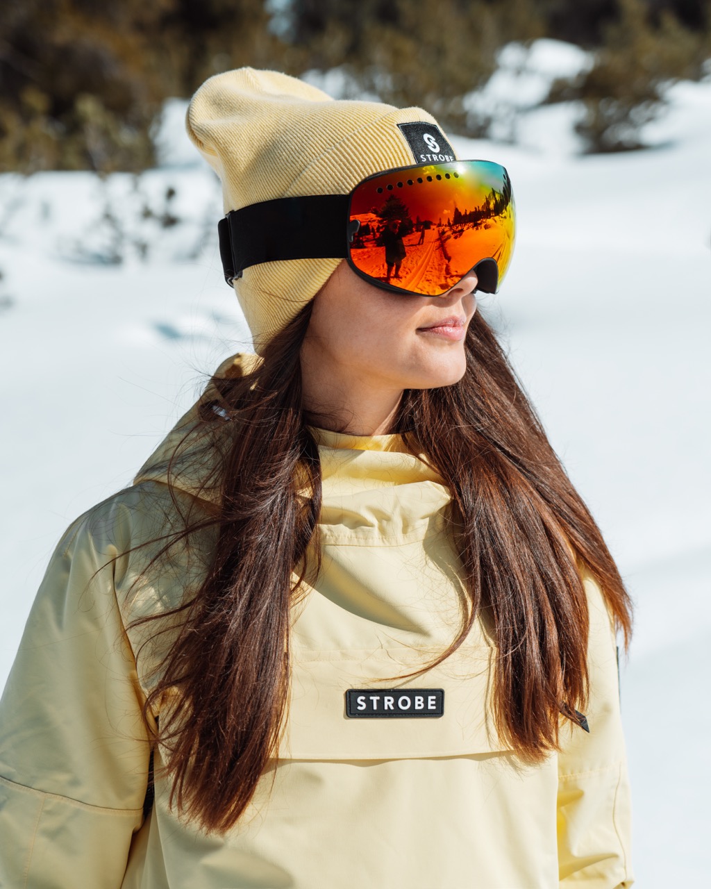 Beanie Unisex, Vaalea keltainen