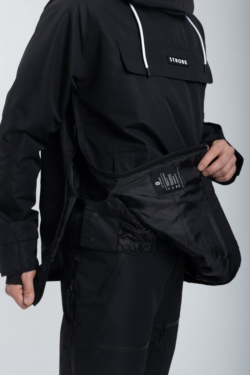 Joustava lumilukko vyötäröllä