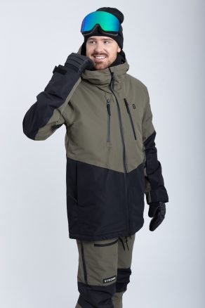 Lynx - Miesten Laskettelutakki, Olive Green