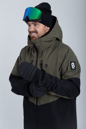 Lynx - Miesten Laskettelutakki, Olive Green