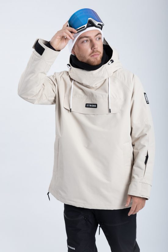 Halo - Miesten Laskettelutakki, Lt Beige