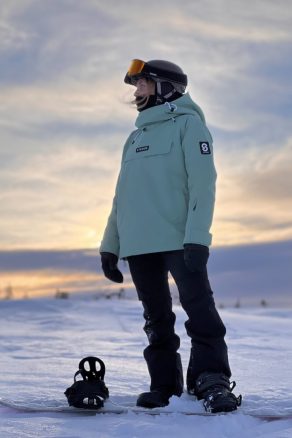 Halo - Naisten Laskettelutakki, Dusty Green