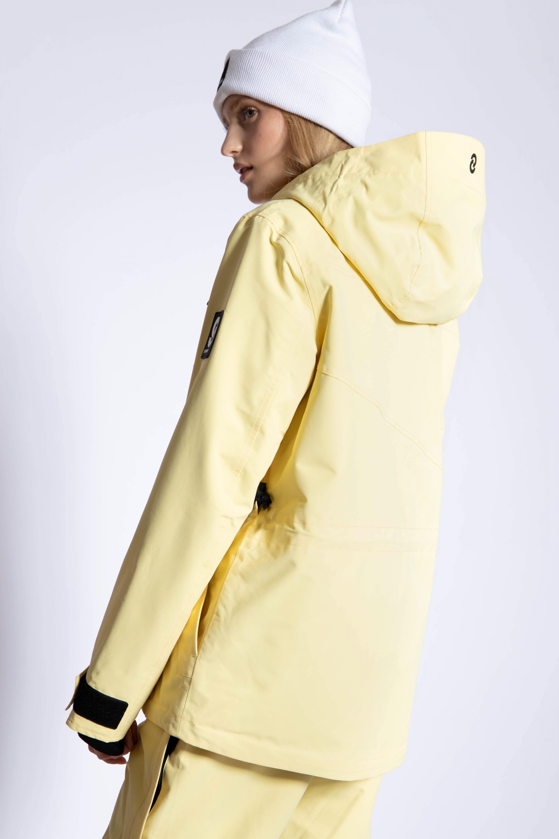 Aura - Naisten Laskettelutakki, Vaalea keltainen