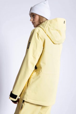 Aura - Naisten Laskettelutakki, Vaalea keltainen