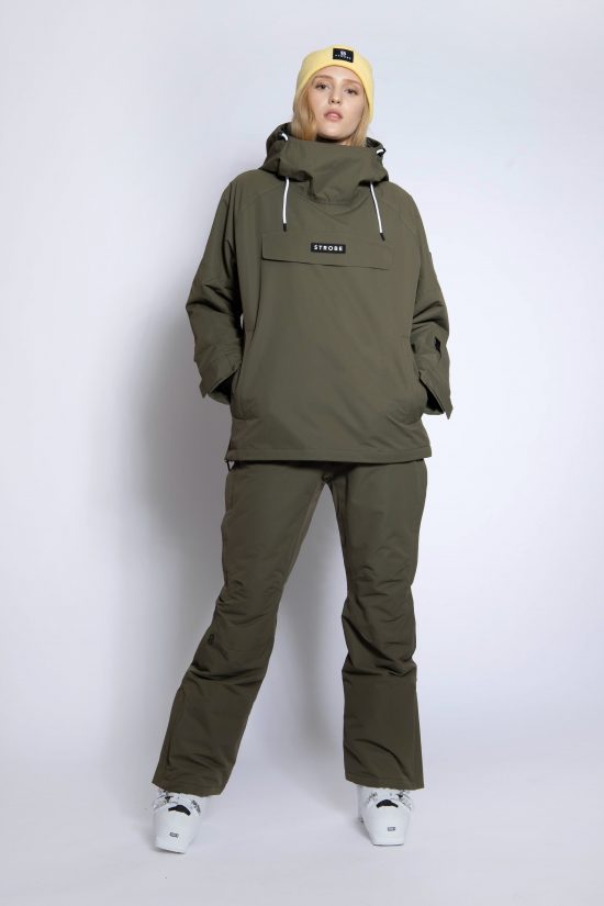 Halo - Naisten Laskettelutakki, Olive Green
