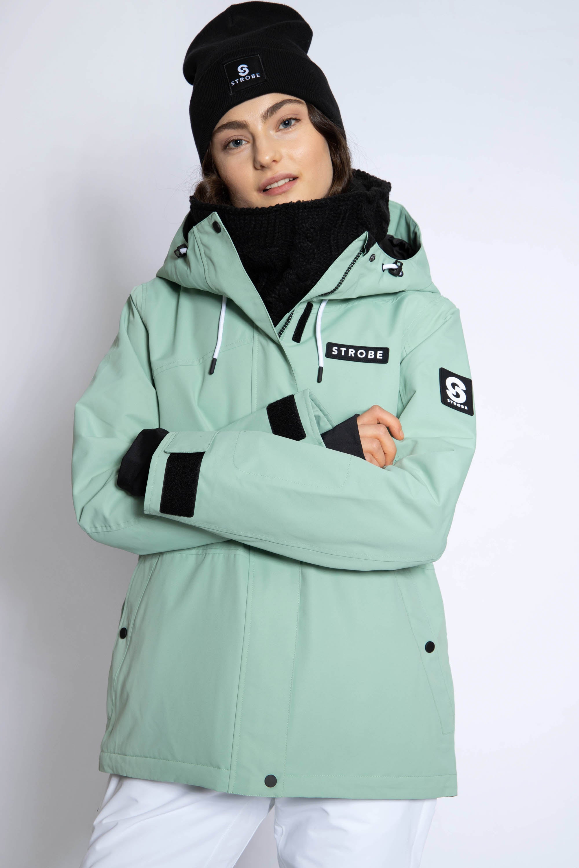 Aura - Naisten Laskettelutakki, Dusty Green