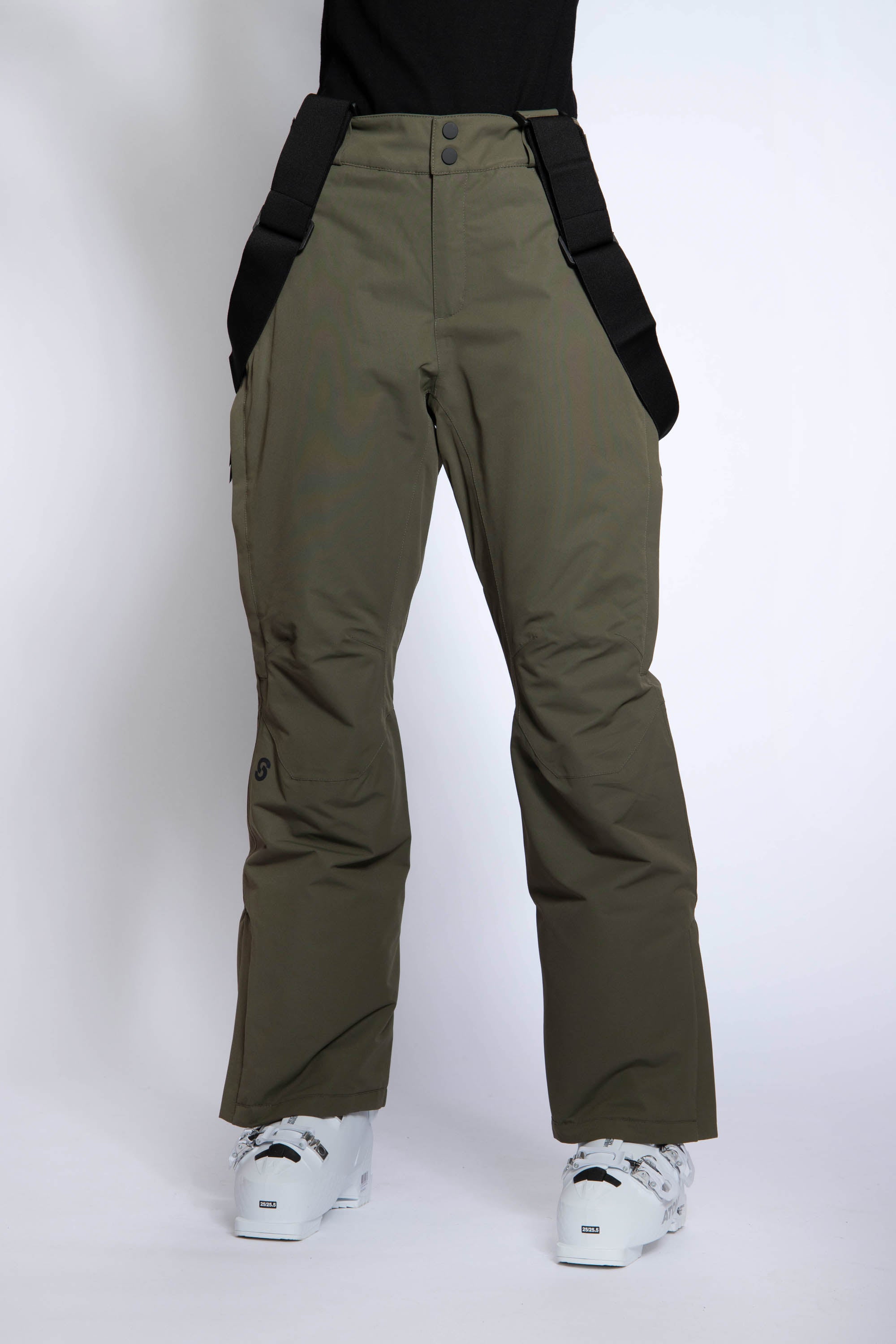 Terra - Naisten Lasketteluhousut, Olive Green