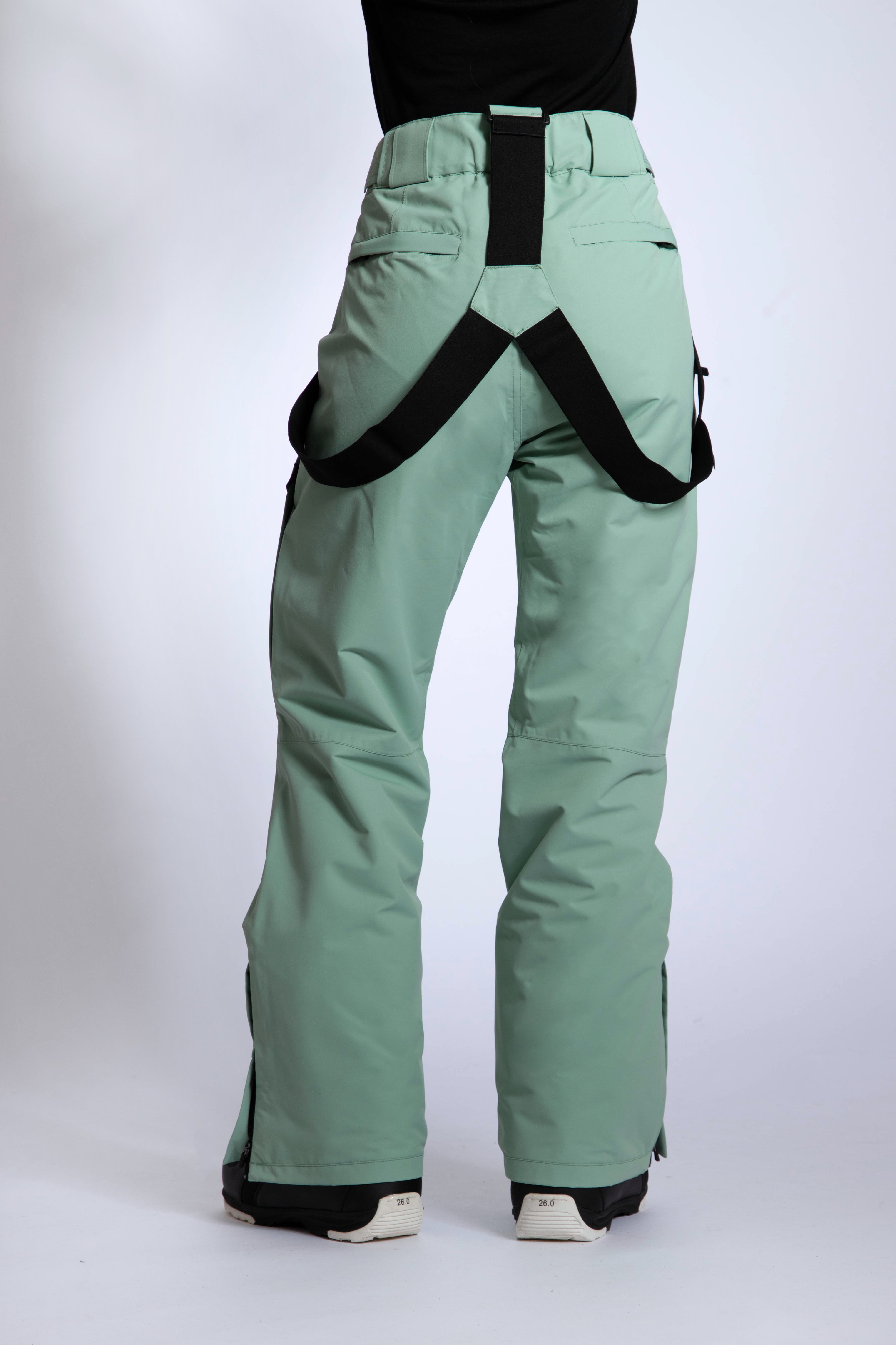Terra - Naisten Lasketteluhousut, Dusty Green