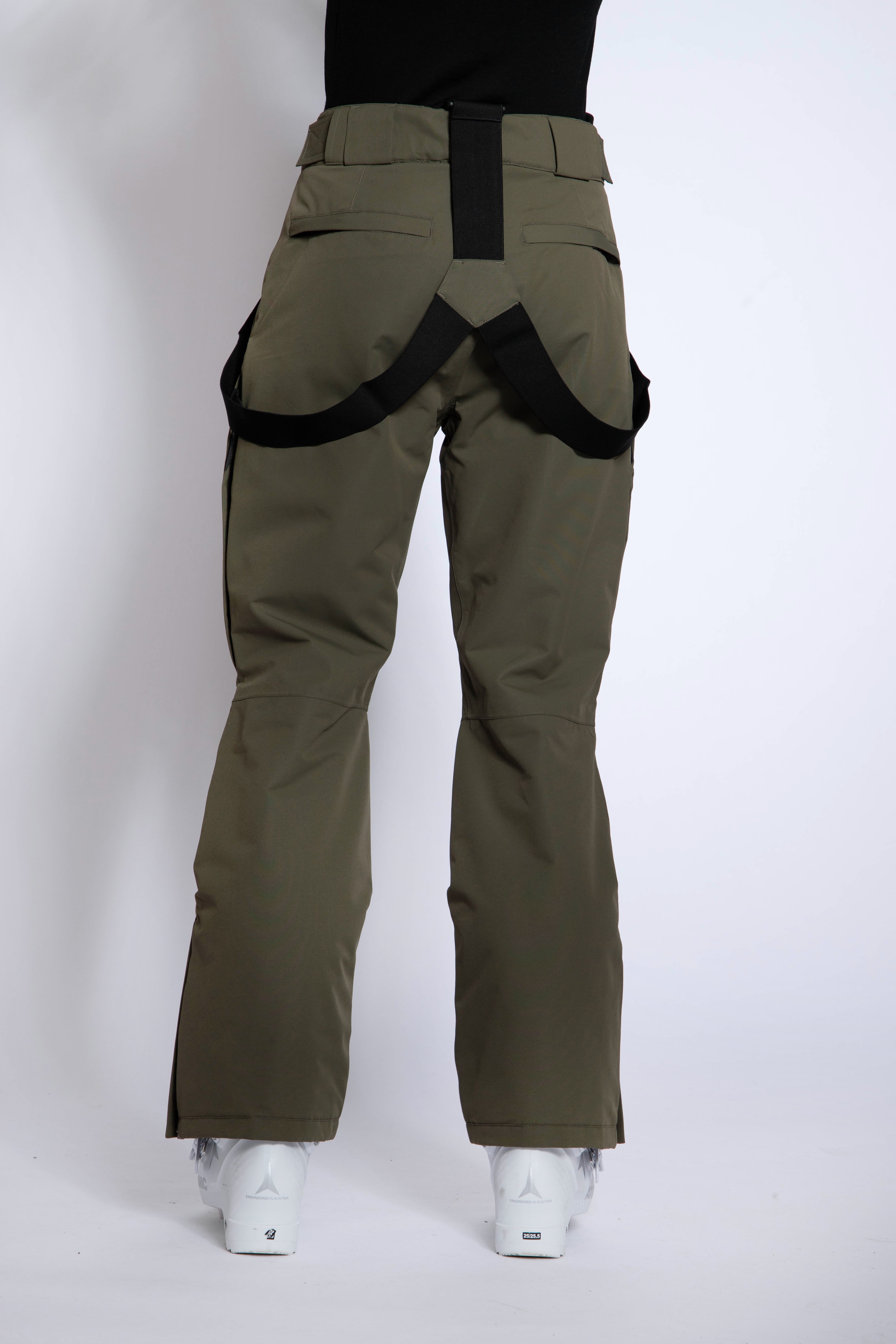 Terra - Naisten Lasketteluhousut, Olive Green